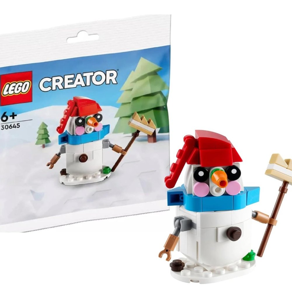 LEGO Creator Snowman Mini Set # 30645 78 pcs 6+ NIB